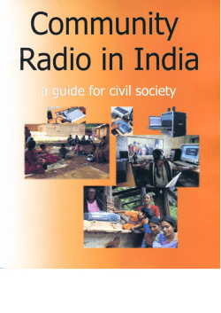 Community radio in India - UNESDOC
