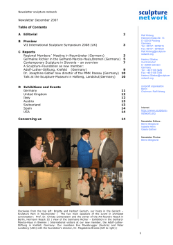 December - sculpture network