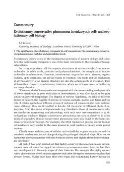 lutionary cell biology