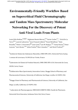 Environmentally-Friendly Workflow Based on Supercritical