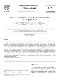 The role of lithospheric gabbros on the composition of Galapagos