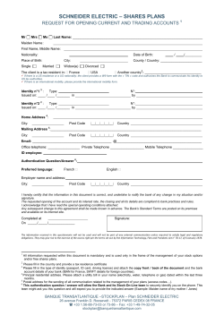 schneider electric &ndash; shares plans