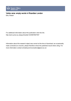 Robert Eliis, vol. 1 - QMRO Home - Queen Mary University of London