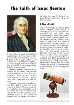 May 17 - The Faith of Isaac Newton.5