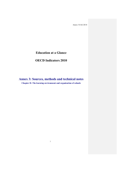 annex 3: sources, methods and technical notes