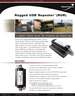 Rugged USB Repeater TM (RUR)