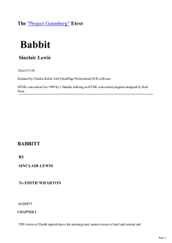Babbit - Johns Reading Room
