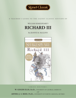 Richard III TG - Penguin Books USA