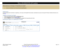 The m-FIN SPEEDTYPE LIST LookUp