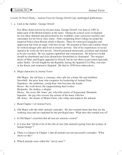 Animal Farm Lesson 34 - Oikos Family Ministries