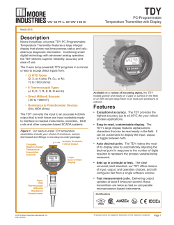 TDY - Moore Industries