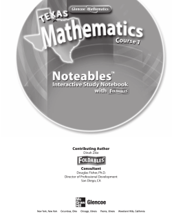 Texas Noteables Interactive Study Notebook