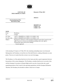10324/12 SC/mvk 1 DG D 2B COU CIL OF THE EUROPEA U IO