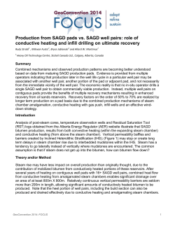 Production from SAGD pads vs. SAGD well pairs