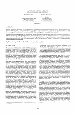 AUTOMATIC CONTOUR LABELING FOR SCANNED
