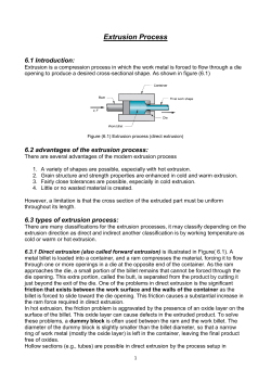 Extrusion Process