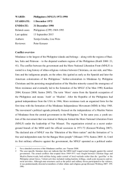 Philippines (MNLF)