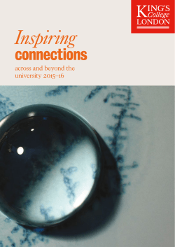 Inspiring connections - King`s College London