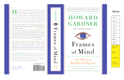 The Theory of Multiple Intelligences