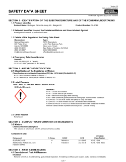 safety data sheet - National Diagnostics