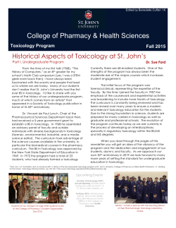 Fall 2015 - St. John`s University Unofficial faculty Main Page