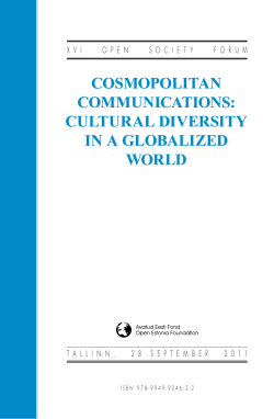 COSMOPOLITAN COMMUNICATIONS: CULTURAL DIVERSITY IN