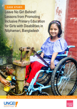 Leave No Girl Behind! Lessons from Promoting Inclusive Primary