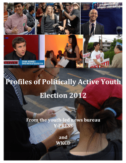 Profiles of Politically Active Youth