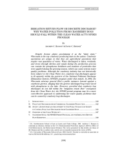 irrigation return flow or discrete discharge? why water pollution from