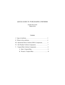 A Guide to Purchasing Uniforms - Log Into Auxiliary WOW II Website