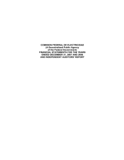 FINANCIAL STATEMENTS FOR THE YEARS EN