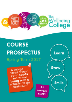 course prospectus - South Gloucestershire Council