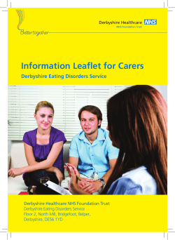 Information Leaflet for Carers