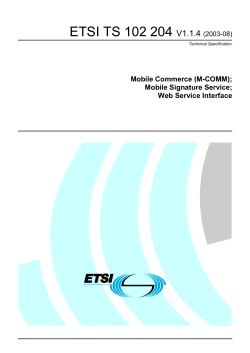 ETSI TS 102 204 V1.1.4