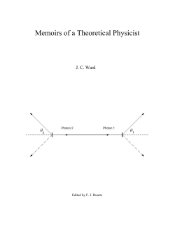 Memoirs of a Theoretical Physicist