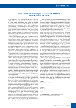 Editorial - South African Medical Journal