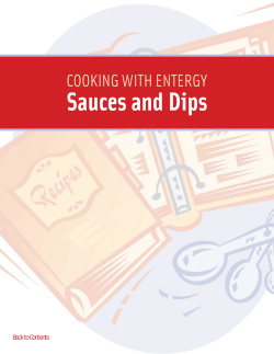 Sauces and Dips