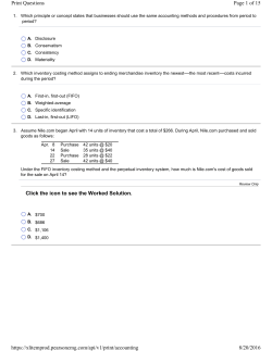 Chapter 6 Handouts - Brasher Accounting