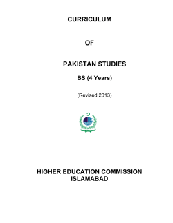 Pakistan Studies