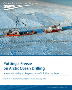 Putting a Freeze on Arctic Ocean Drilling