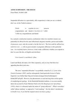AFFIX SUSPENSION: THE ISSUES Frans Plank, 24vi06/1vii06