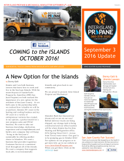 september newsletter - Inter Island Propane