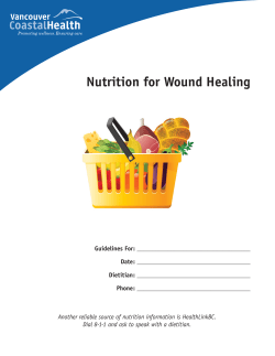 Protein - VCH Patient Health Education Materials Resource Catalogue
