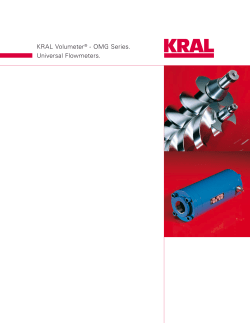 OMG Series Flowmeter