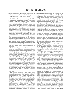 Architectural Principles in the Age of Humanism