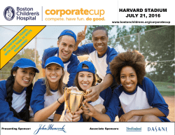 harvard stadium july 21, 2016 - Boston Children`s Hospital Trust