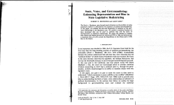 Seats, Votes, and Gerrymandering: Estimating