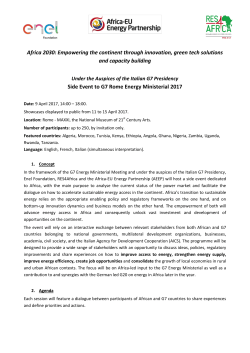 Africa 2030: Empowering the continent through innovation, green