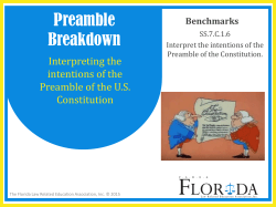 Preamble Breakdown