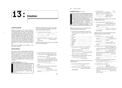 13 &bull;&bull; Emotion